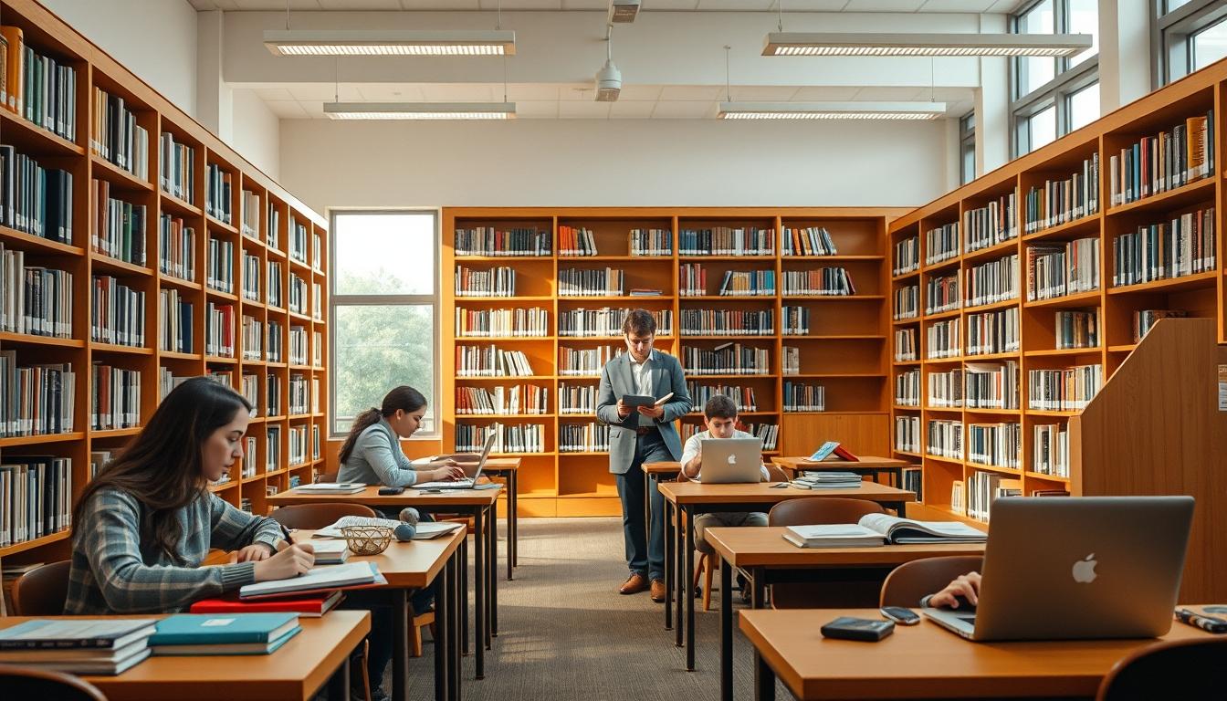 University campus and academic environment in Rome